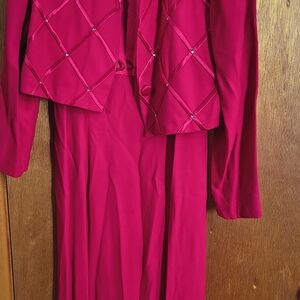 S.L. Fashions Vibrant Red Ensemble